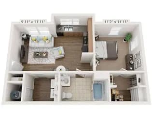 1 Bedroom Tax Credit*