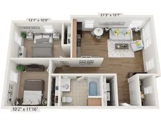 2 Bedroom